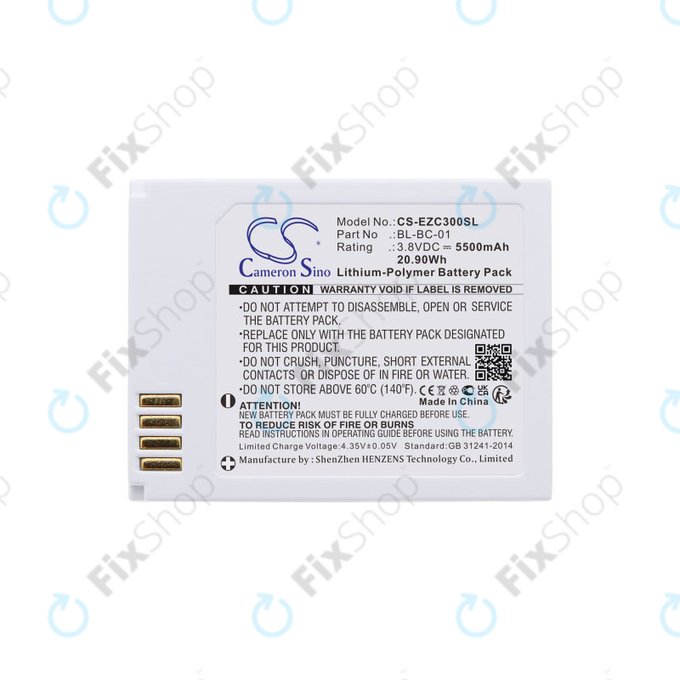 Battery for Ezviz C3a, 5500mAh, Li-Pol, 3.8V, BL-BC-01, HQ