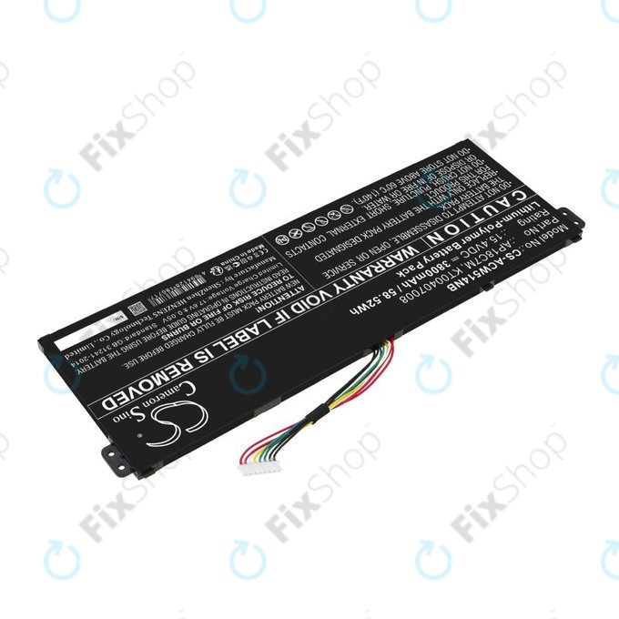 Battery for Acer ConceptD 3, Spin 5, Swift 3, 5, X, Travelmate Spin P4, 3800mAh, Li-Pol, 15.4V, AP18C7M, HQ