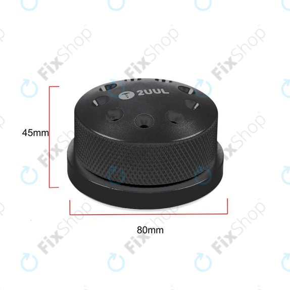 2UUL - 9-Piece Rotary Screwdriver Holder (Black)