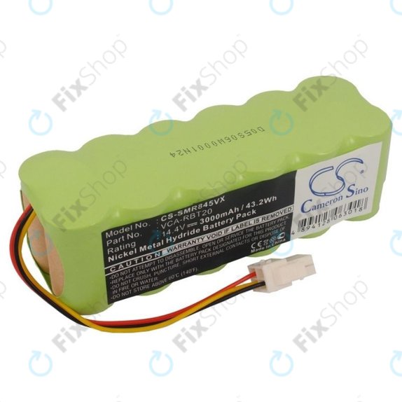 Samsung Navibot SR8840, SR8895, VCR8845 - Battery VCA-RBT20 Ni-MH 14.4V 3000mAh HQ