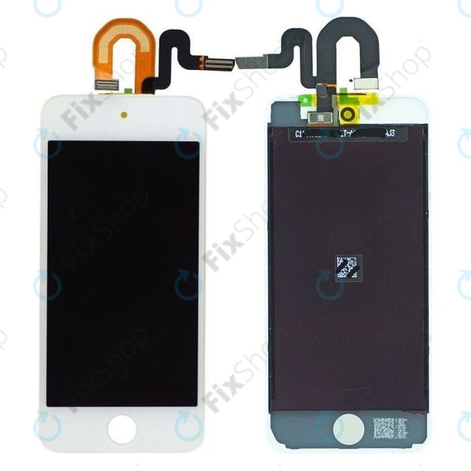 LCD Display for iPod Touch (5th Gen, 6th Gen, 7th Gen), White, Touch Screen with Frame