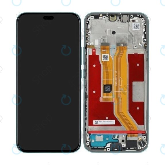 Honor 400 Lite - LCD Display + Touch Screen + Frame (Marrs Green) - 0235ANTH Genuine Service Pack