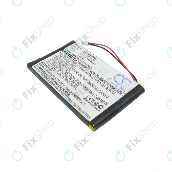 Battery for Garmin Nüvi 660, 660 FM, 1150mAh, Li-Pol, 3.7V, 361-00019-02, HQ