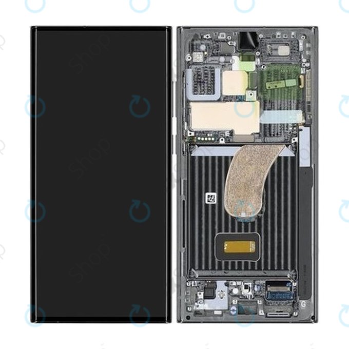 Samsung Galaxy S23 Ultra S918B - LCD Display + Touch Screen + Frame (Green) - GH82-30466C, GH82-30465C Genuine Service Pack