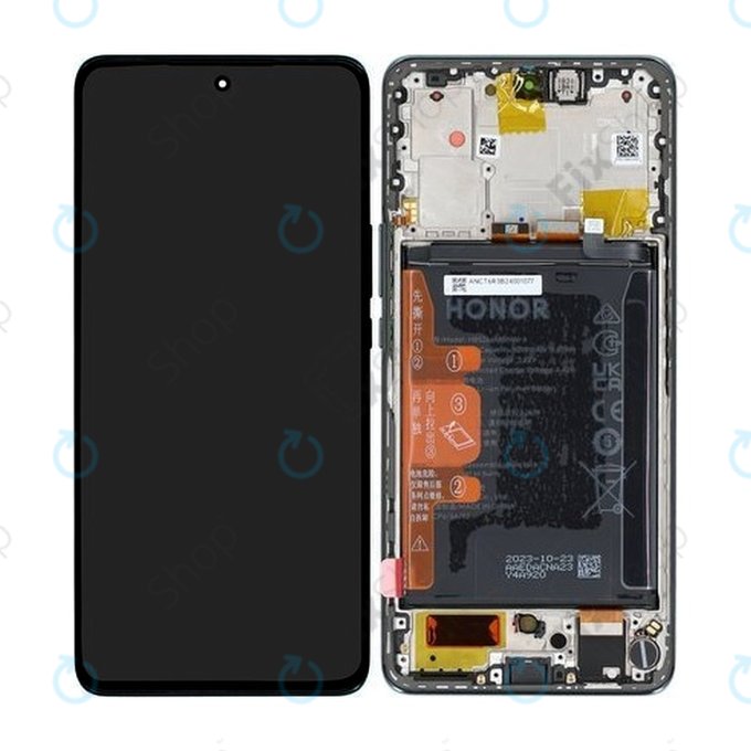Honor Magic6 Lite - LCD Display + Touch Screen + Frame + Battery (Green) - 0235AHHQ, 0235AHHV Genuine Service Pack