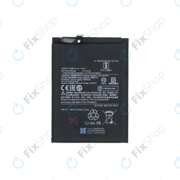Xiaomi Redmi Note 9T 5G - Battery BM54 5000mAh