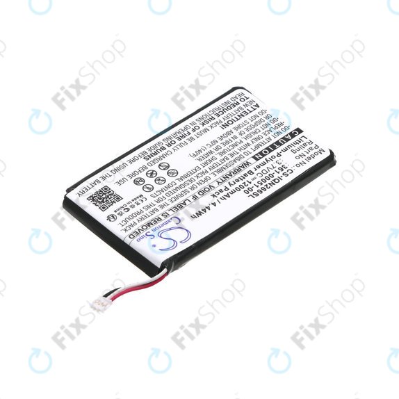 Battery for Garmin Nüvi 2660, 1200mAh, Li-Pol, 3.7V, 361-00051-00, HQ