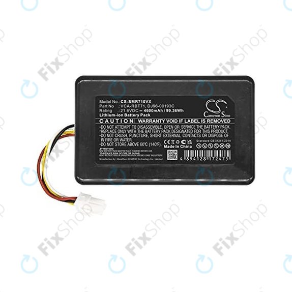 Samsung PowerBot R7040 - Battery VCA-RBT71, DJ96-00193C, DJ96-00202A Li-Ion 21.6V 4600mAh HQ