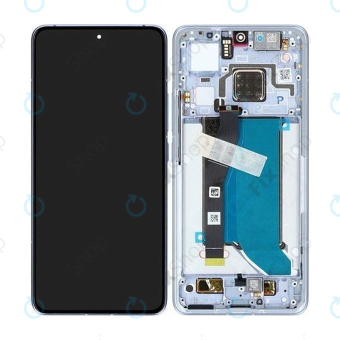 Xiaomi 14T Pro - LCD Display + Touch Screen + Frame (Titan Blue) - 56001700N1200 Genuine Service Pack