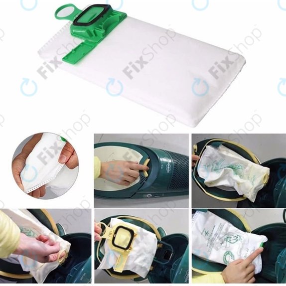 Dust Bag FP140, 2pcs for Vorwerk Kobold VK140, VK150
