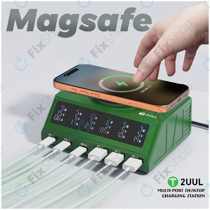 Desktop Charger, Multi-Port, 2UUL PC11