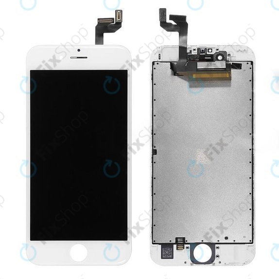 Display for iPhone 6S, White, Touch Screen with Frame
