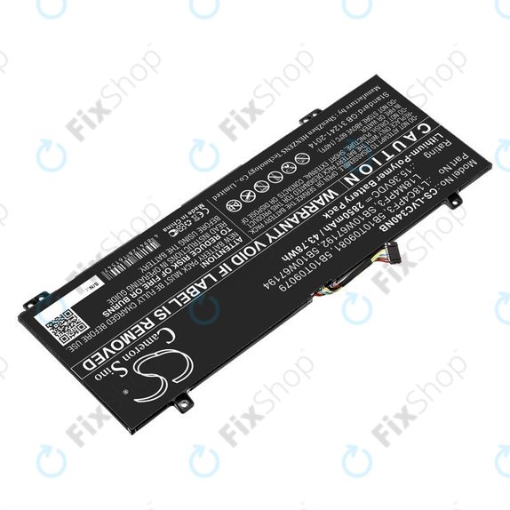 Battery for Lenovo Ideapad C340, Ideapad Flex, 2850mAh, Li-Pol, 15.36V, L18C4PF3, HQ