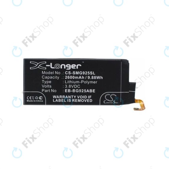 Samsung Galaxy S6 Edge G925F - Battery EB-BG925ABE 2600mAh HQ
