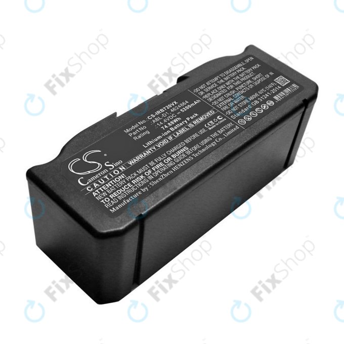 iRobot Roomba e-series, i-series - Battery ABL-D1, 4624864, ABL-D2 Li-Ion 14.4V 5200mAh HQ