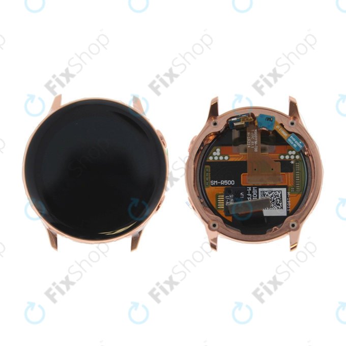 Samsung Galaxy Watch Active R500 LCD Display Touch Screen Frame Gold GH82 18797D Genuine Service Pack FixShop