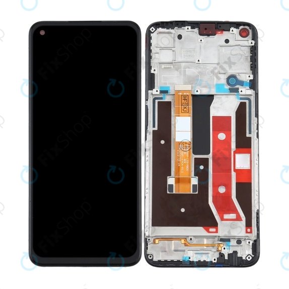 Oppo A72 - LCD Display + Touch Glass + Frame - REF-OPPOA7201BF Genuine Service Pack