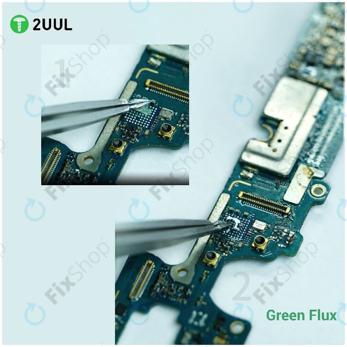 Soldering Flux, Green, 2UUL SC18
