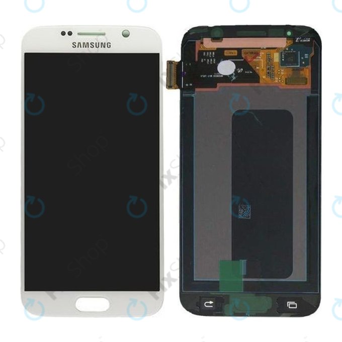 Samsung Galaxy S6 G920F - LCD Display + Touch Screen (White Pearl) - GH97-17260B Genuine Service Pack