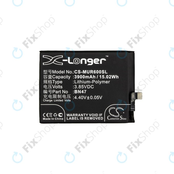 Xiaomi Mi A2 Lite (Redmi 6 Pro) - Battery BN47 3900mAh HQ