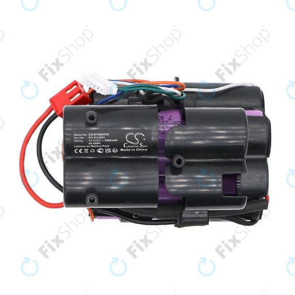 Battery for Rowenta Moulinex MS654WI/BA0, RH6547, RH6545, 3500mAh, Li-Ion, 14.4V, RS-RH5864, HQ