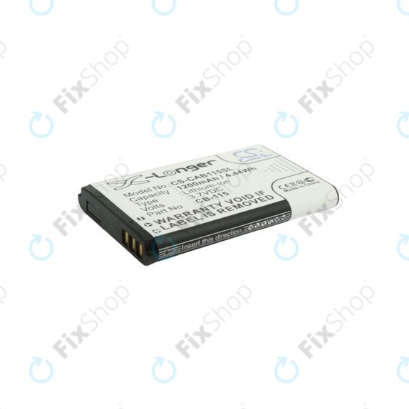Battery for CAT B100, 1200mAh, Li-Ion, 3.7V, CB-115, HQ