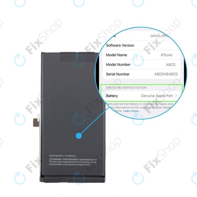 Battery for iPhone 15 | 661-35885 | 3349mAh | Genuine Apple