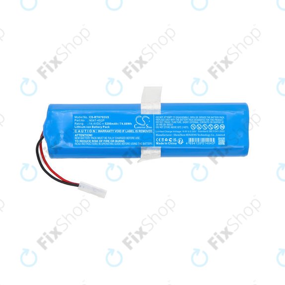 Battery for Rowenta X-Plorer Series 95, 5200mAh, Li-Ion, 14.4V, N047-4S2P, HQ