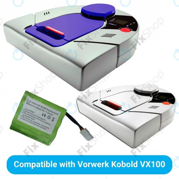 Vorwerk Kobold VX100 - Battery 945-0006 Ni-MH 7.2V 3500mAh