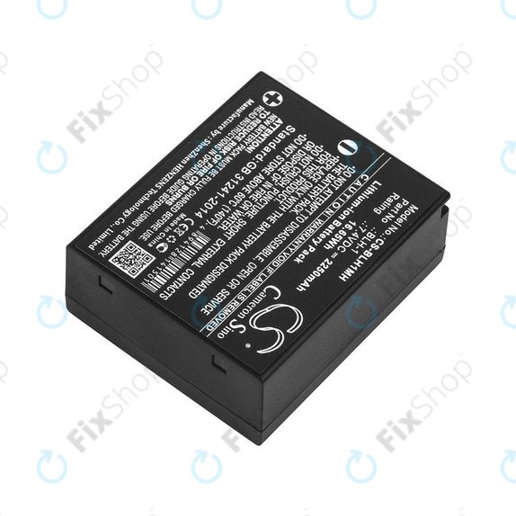 Battery for Olympus E-M1, 2250mAh, Li-Ion, 7.4V, BLH-1, HQ