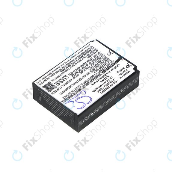 Battery for Toshiba Camileo X200, X400, 1600mAh, Li-Ion, 3.7V, PA3985, HQ