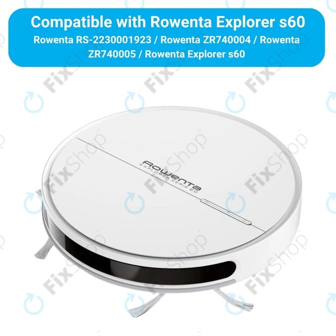 Replacement set for Rowenta Explorer s60 (2x Main brush, 4x Filter, 8x Side brush)