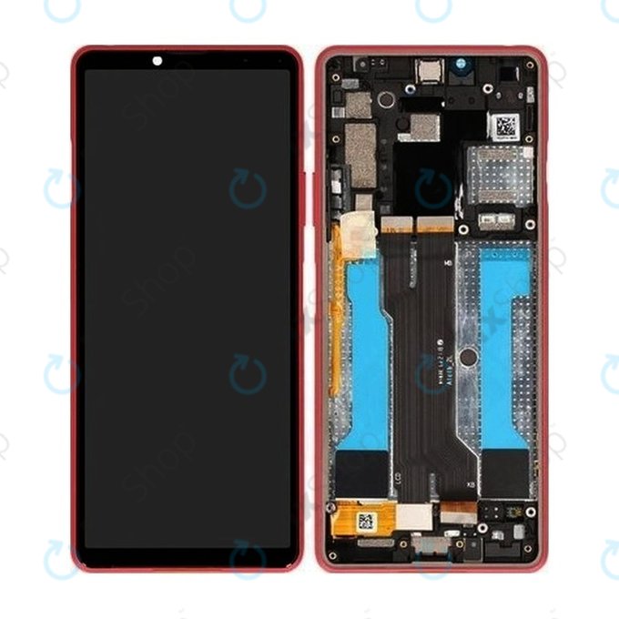 Sony Xperia 10 III - LCD Display + Touch Screen + Frame (Pink) - A5034095A Genuine Service Pack