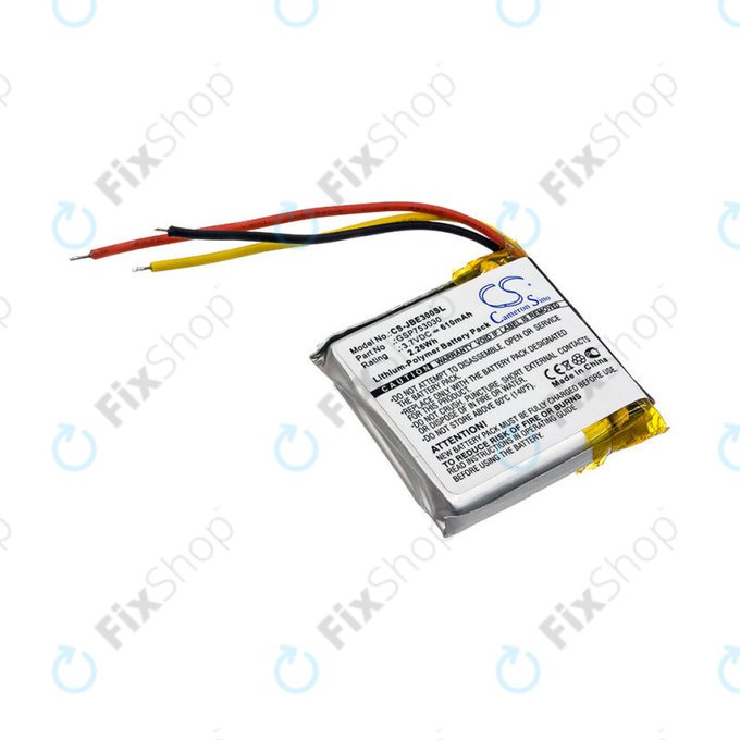 Battery for JBL Everest Elite 300, E45BT, E55BT, Live 650BT NC, 610mAh, Li-Pol, 3.7V, GSP753030, HQ