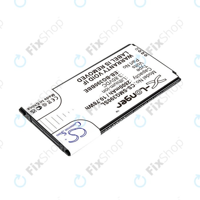 Battery for Samsung Galaxy Xcover 4, 4S, 2800mAh, Li-Ion, 3.85V, EB-BG390BBE, HQ