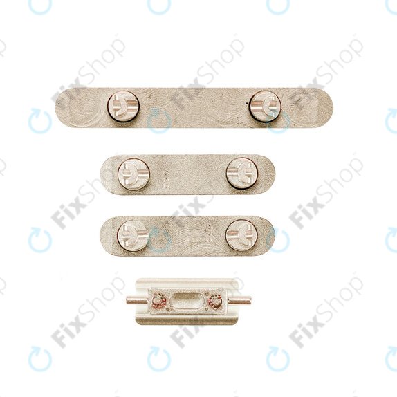 Apple iPhone XS Max - Side Buttons Set - Power + Volume + Mute (Gold)