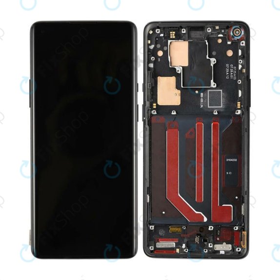 OnePlus 8 Pro - LCD Display + Touch Screen + Frame (Onyx Black) OLED