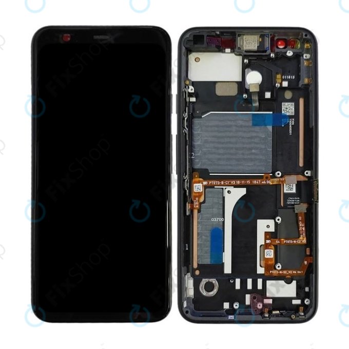 Google Pixel 4 - LCD Display + Touch Screen + Frame (Just Black) OLED