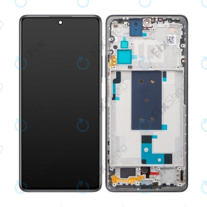 Xiaomi 11T, 11T Pro - LCD Display + Touch Screen + Frame (Moonlight White) TFT
