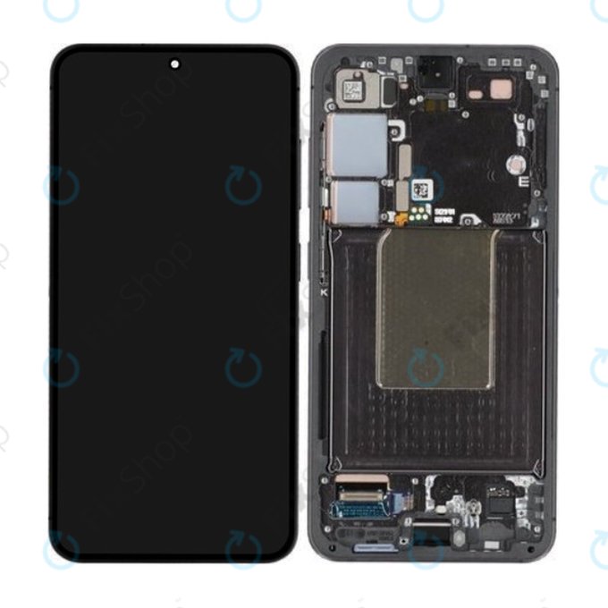 Samsung Galaxy S24 S921B - LCD Display + Touch Screen + Frame (Onyx Black) - GH82-33287A Genuine Service Pack