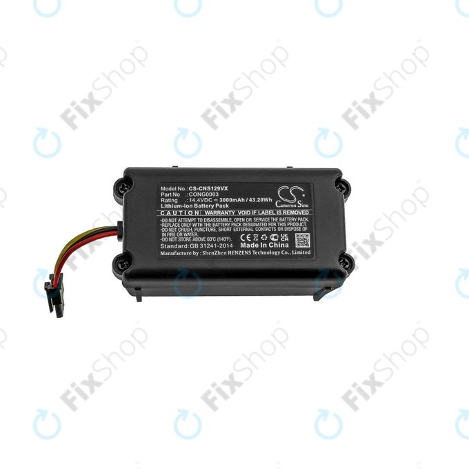 Cecotec Conga 1290, 1390, 1490, 1590 - Battery CONG0003 Li-Ion 14.4V 3000mAh HQ