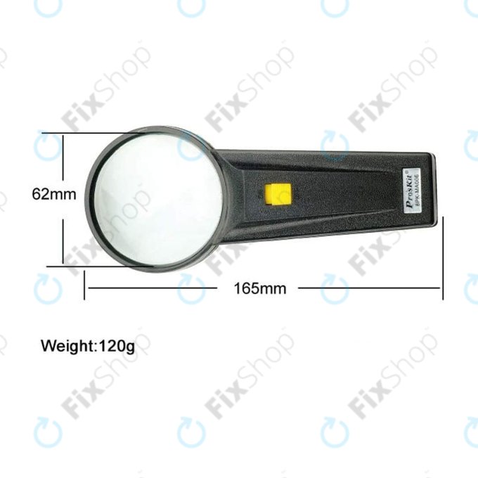 Pro'sKit 8PK-MA006 - Professional Lighted Magnifier (4X)