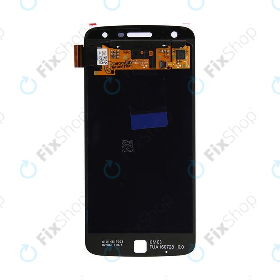 Motorola Moto Z Play XT1635-02 - LCD Display + Touch Screen (Black) - 01019104003W Genuine Service Pack
