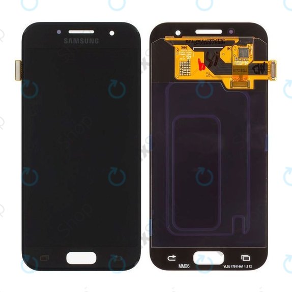 Samsung Galaxy A3 A320F (2017) - LCD Display + Touch Screen (Black Sky) - GH97-19732A, GH97-19753A Genuine Service Pack
