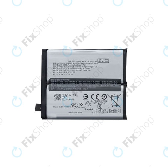 Vivo X100 Pro - Battery BA15 5400mAh