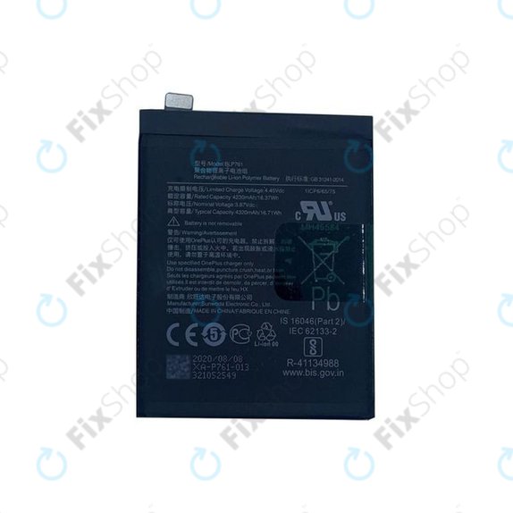 OnePlus 8 - Battery BLP761 4300mAh
