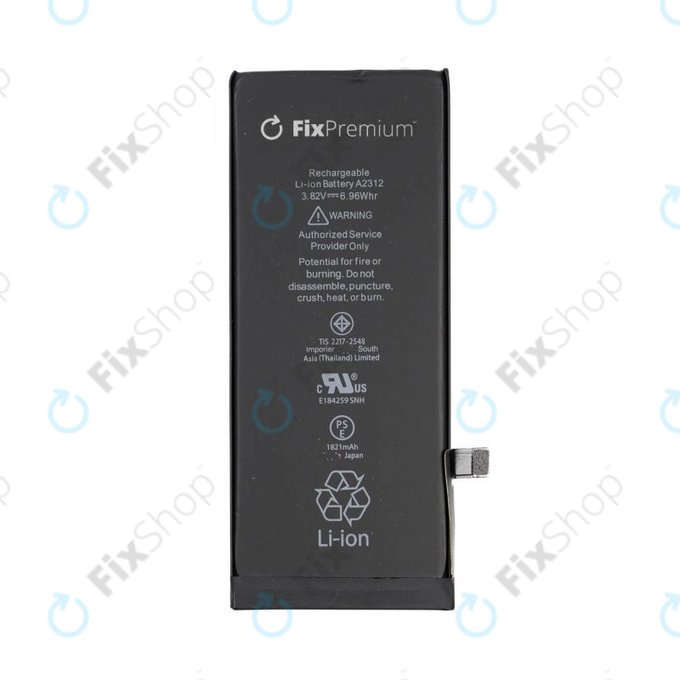 Battery for iPhone SE (2nd Gen 2020), 1821mAh, FixPremium