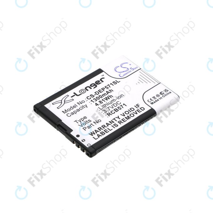 Battery for CPA Halo 11, 1300mAh, Li-Ion, 3.7 V, RCB571, HQ