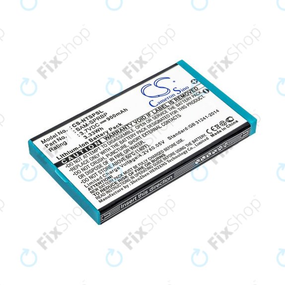 Battery for Nintendo Advance SP, AGS, 900mAh, Li-Ion, 3.7V, SAM-SPRBP, HQ