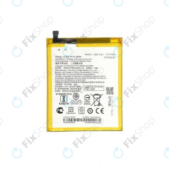 Asus Zenfone 4 Max ZC520KL (X00HD) - Battery C11P1609 4120mAh